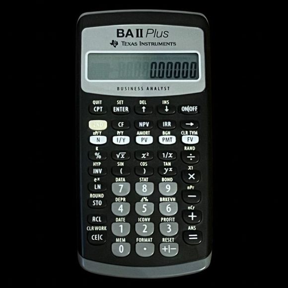 Texas Instruments® BA II Plus Financial Calculator WORKS - Picture 1 of 3